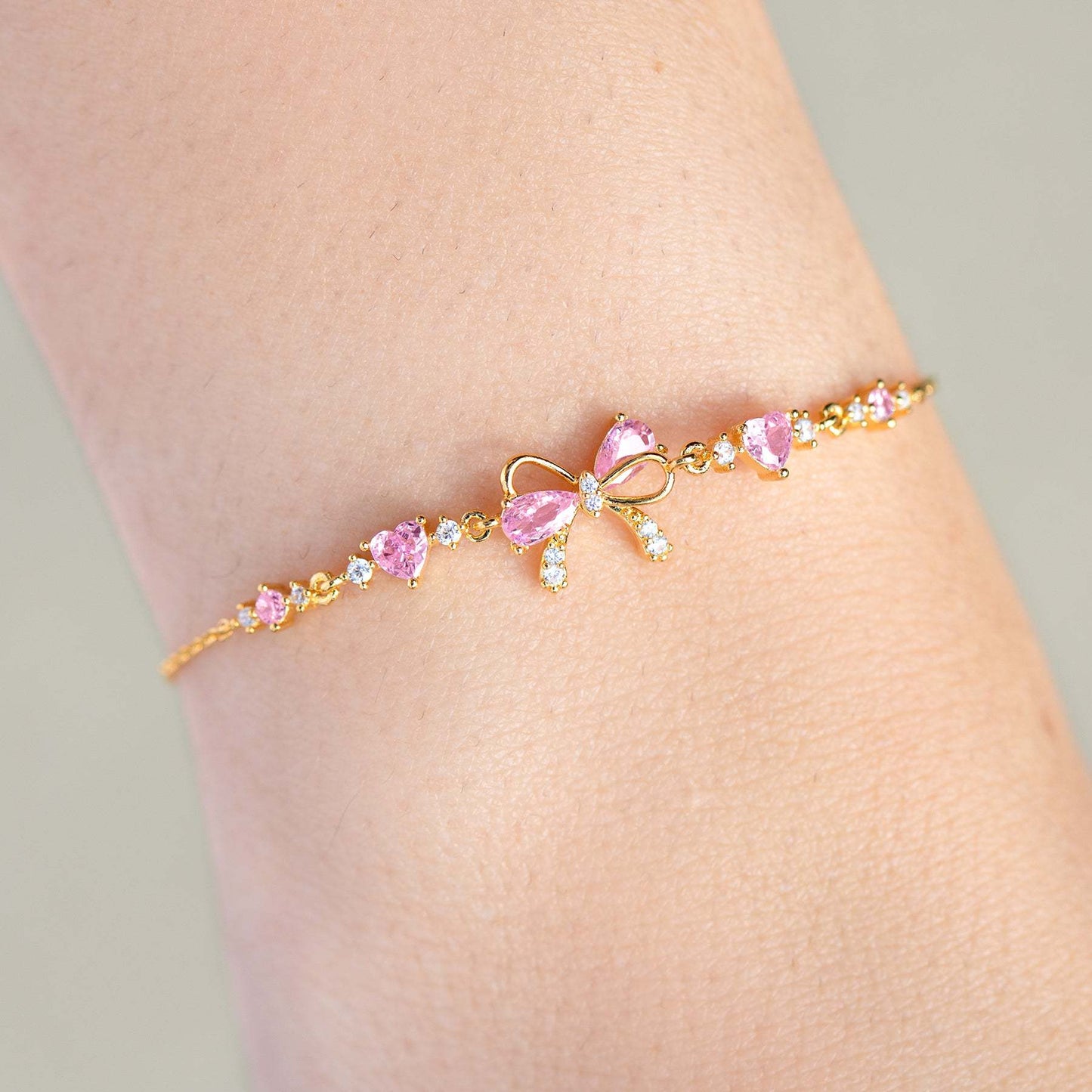 Cute Butterfly Zircon Bracelet Women INS Style Love Valentine Jewelry