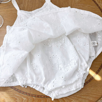 Baby Girl Summer Jumpsuit INS Style Soft Breathable Infant Outfit