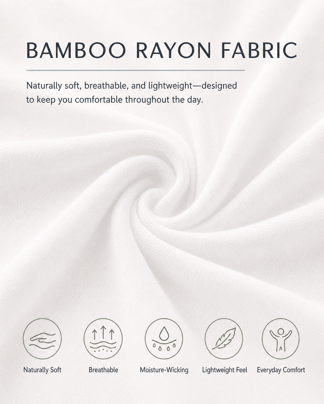 Men’s Bamboo V-Neck Undershirts 3-Pack