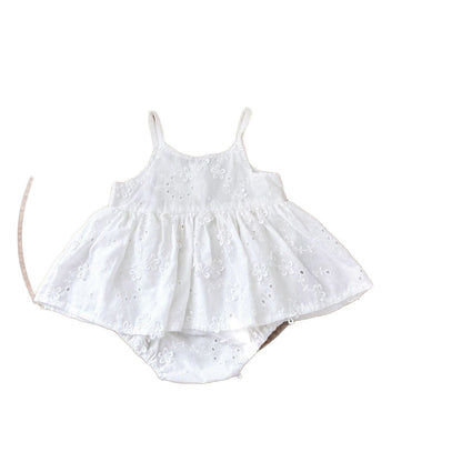 Baby Girl Summer Jumpsuit INS Style Soft Breathable Infant Outfit