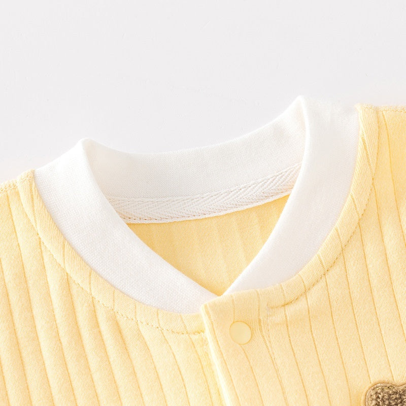 Infant Class A Cotton Seamless Onesie Baby Pajamas Winter Crawling Suit